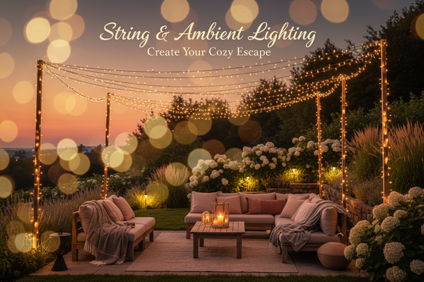 Outdoor String Lights & Ambient Patio Lighting for Backyard & Garden | Lumora