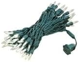 Novelty Lights Vintage Style T5 Warm White LED Christmas Lights, 35 Feet Green Wire String of 70 Mini Bulbs, UL Listed Indoor/Outdoor Tree Lighting