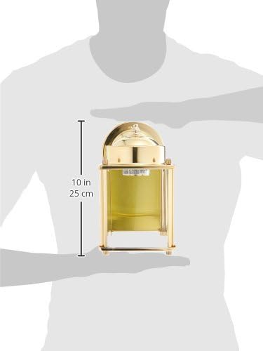 Boston Harbor 4000NH-2-3L 8383267 Dimmable Outdoor Lantern, (1) 60/13 W Medium A19/CFL Lamp, PolishBrass | Lumora