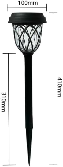 6 Pack Solar Outdoor Pathway Landscape Lights Warm White, Waterproof Metal Automatic Solar Pathway Yard Lights for Path, Garden, Lawn, Patio and Walkway