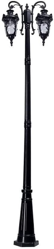 Outdoor Lamp Post Light Lamp Post Lights Outdoor,2-Head Street Light Anti-Rust Aluminum High Pole Light European | Lumora