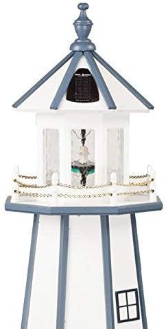Twin Oaks Solar Lighthouse Light Kit for Outdoor Garden and Patio Lighting