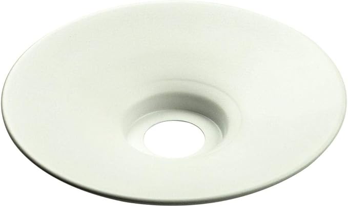 fantado Classic Metal Patio Light Bulb Shade Cover for Outdoor Commercial String Lights, E26, White by PaperLanternStore