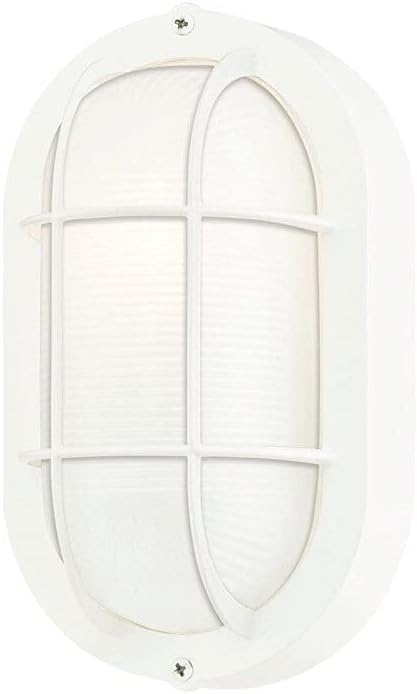 Westinghouse 6783500 Traditional One-Light Outdoor Wall Fixture, White Finish, White Glass Lens | Lumora