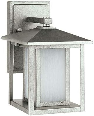 Sea Gull Lighting-Hunnington-60W One Light Outdoor Wall Lantern in Contemporary Style-7 Inch Wide by 11 Inch | Lumora