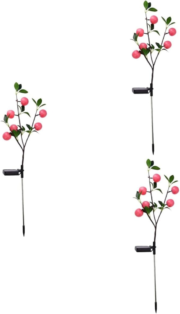 VICASKY 3pcs Solar Powered Shape Led Garden Stake Light for Outdoor Walkway Ground Decorative Lamp for Courtyard | Lumora
