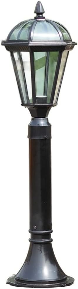 Lights Outdoor Antique Rustproof Aluminum Patio Street Light Industrial Retro Edison E27 Metal Pillar Lamp | Lumora