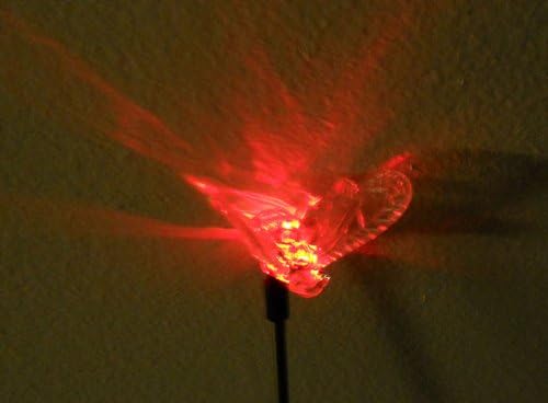 Set of 1 Solar Garden Stake Lights with Color Changing LED or Regular White LED Landscape Path Lights (1 Piece) (Bee)