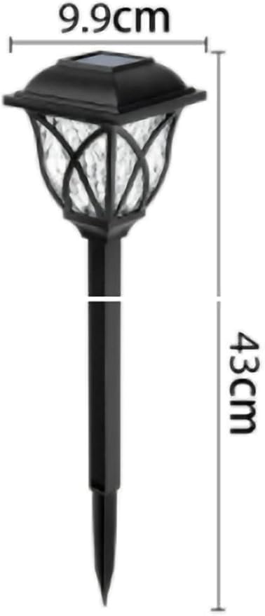 Ulalaza 2Pcs Solar Garden Lights Outdoor Color Changing Decorative Ball Solar Lights for Patio/Lawn/Yard/Path/Christmas