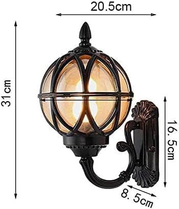 European Style Retro Porch Wall Light,Villa Courtyard Outdoor s Ball Sconce,Waterproof Outside Illumi Tion | Lumora
