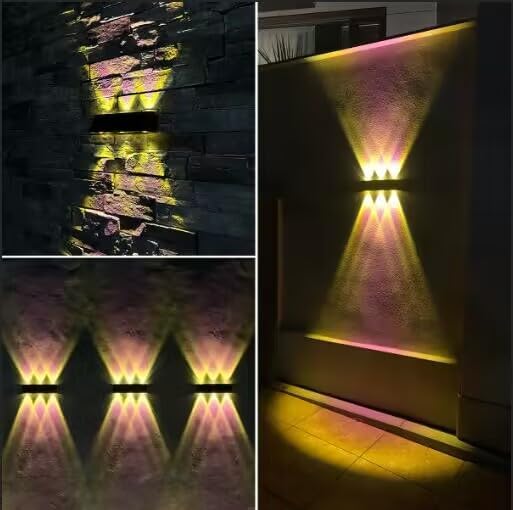 Solar Lights Outdoor Waterproof Dusk to Dawn Aluminum Sconce Sunset Up and Down for Wall, Yard, Garden, Fence | Lumora
