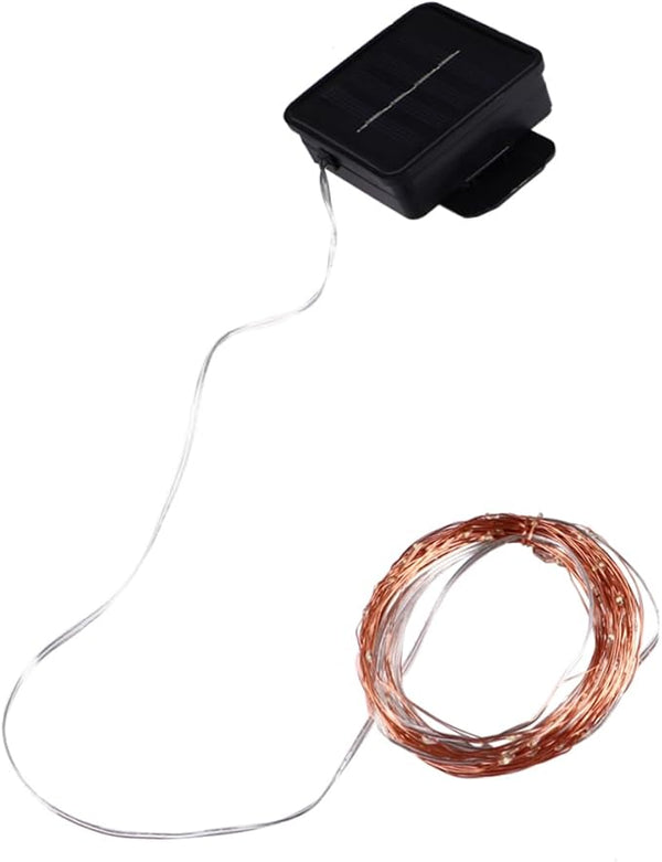 balacoo Solar Powered Copper Wire String Lights Outdoor White LED Christmas Decor Starlight String for Garden Patio | Lumora