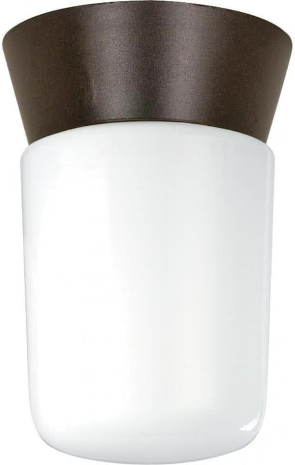 Nuvo Lighting SF77/156 Utility Fixture Die Cast Aluminum Durable Outdoor Close to Ceiling Porch and Patio Light | Lumora