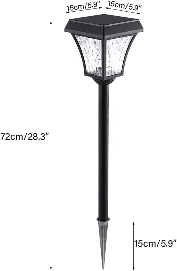 Solar Pathway Lights,Solar Led Lawn Lamp,Waterproof Landscape Lights,Decorative Pathway Style Light,No Wiring Required Outdoor Yard Lights