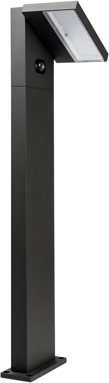 Solar Pathway Lights Outdoor with Motion Sensor - 375 Lumen IP65 Waterproof Path Lights for Driveway, 120° Adjustable Head & 3 Modes, 31.5" Tall Dusk-to-Dawn Landscape Lighting (CRI90+)