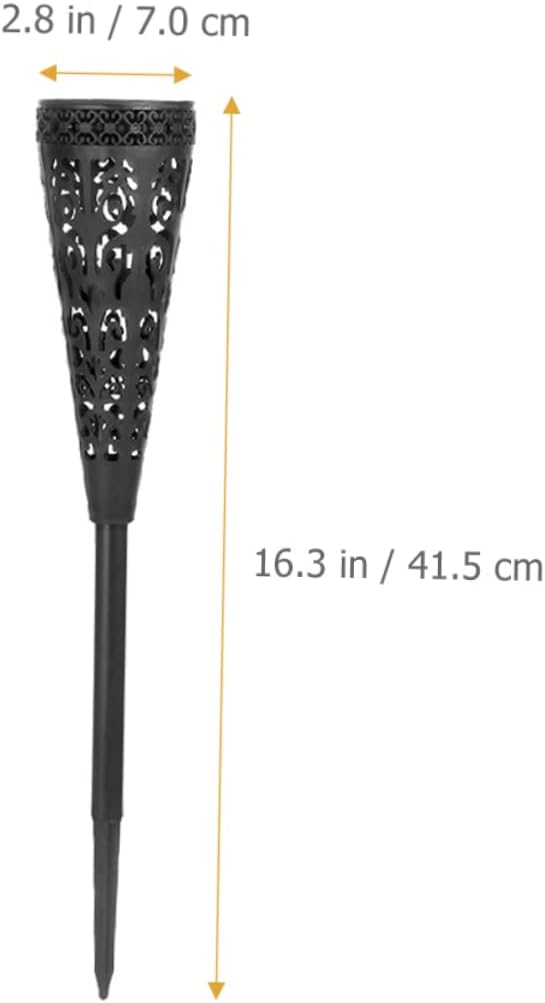 4Pcs Solar Pathway Lights Outdoor Decorative Solar Lights for Garden Lawn and Patio Warm LED Landscape Projection Lighting