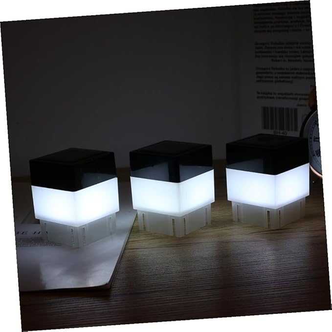 DOITOOL 4pcs Solar Garden Light Corridor Lamp for Outdoor Use Automatic Light for Patio Decoration