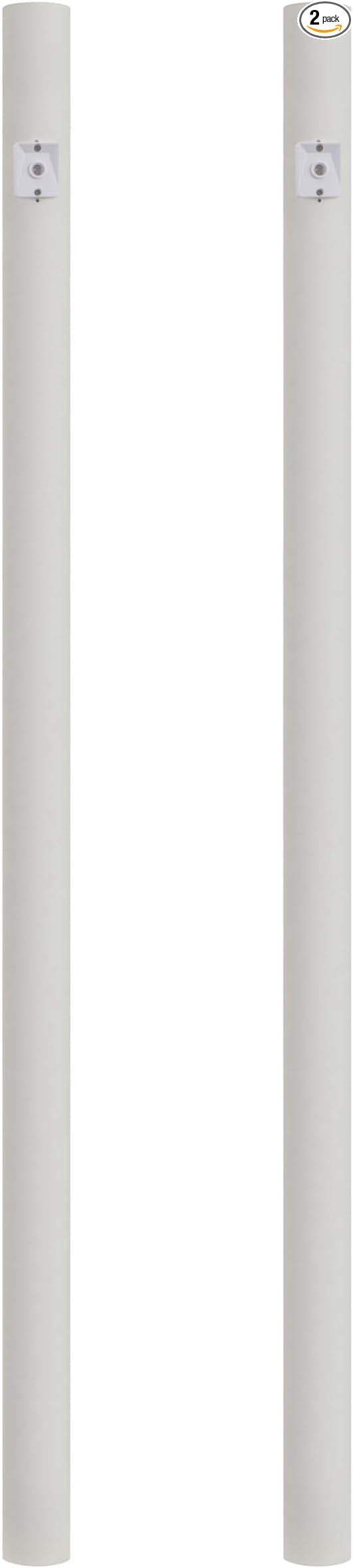 Solus 7-Foot Direct Burial Lamp Post – Aluminum Outdoor Light Pole with Dusk-to-Dawn Sensor – Fits 3" Fixtures – | Lumora