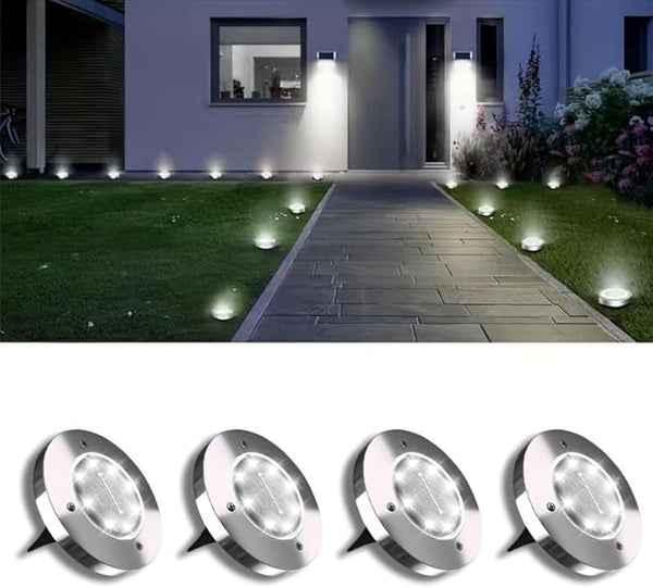 Outdoor Solar Ground Lights, Solar Lawn Lights, Bright and Colorful Solar Lights, Suitable for Paths, Gardens | Lumora