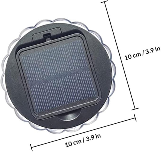 BESPORTBLE 2pcs Solar Powered Wall Lights Decorative Garden Solar Light Outdoor Yard Lamp White for Patio Fence with Sensor
