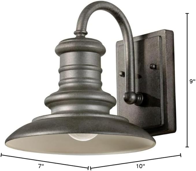 Feiss Lighting-Redding Station-Small Outdoor Wall Lantern Aluminum Approved for Wet Locations in Period Inspired | Lumora