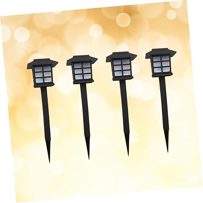 NUOBESTY 4 Pcs Solar Powered Pathway Lights Outdoor LED Spike Lights Warm for Garden Walkway Lawn Patio Driveway | Lumora