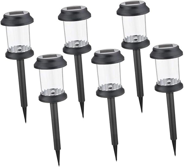 6pcs Solar Lawn Lights Waterproof LED Landscape Ground Plug Lamps for Outdoor Garden Decoration Energy Saving Solar | Lumora
