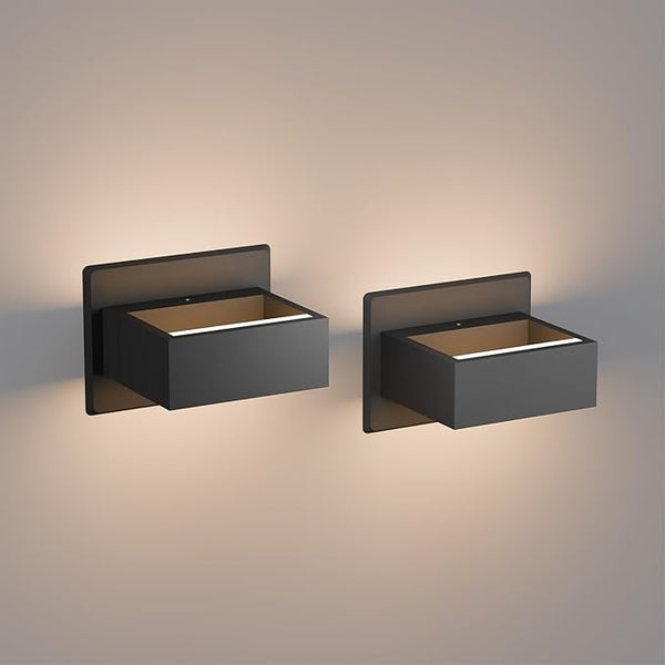 2 Pack Up Down Outdoor Wall Light Fixture LED Exterior Wall Mount Porch Light for Front Door Garage House | Lumora