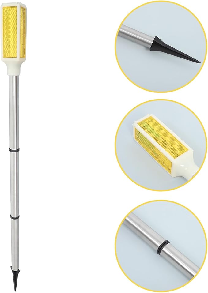 Solar Yard Light Outdoor Pathway Stake Lamp with Solar Panel for Lawn Garden Patio Backyard