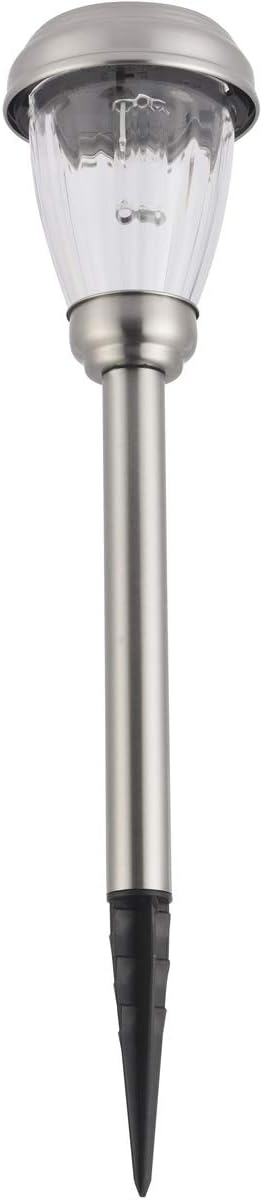 FAE 6-Pack Stainless Steel Outdoor LED Pathway Light in Silver