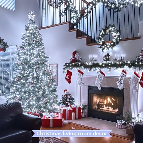JMEXSUSS 500 LED Christmas Tree Lights Outdoor Indoor, White
