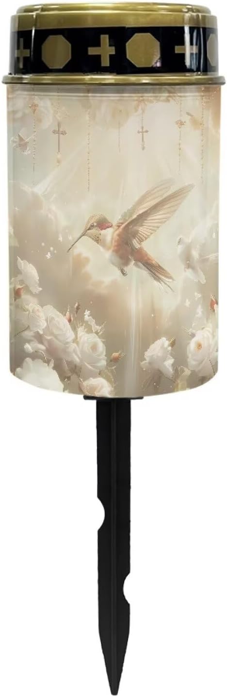 ZOUTAIRONG Solar Cross for Cemetery Grave Solar Garden Lights Solar Lights for Outside Solar Pathway Lights Outdoor | Lumora