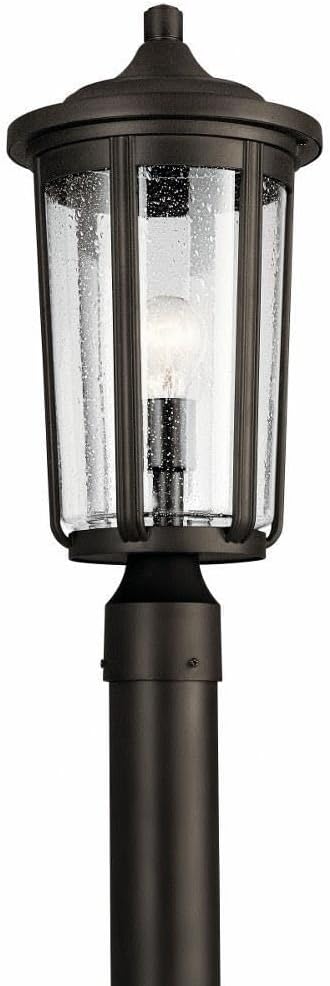 Kichler 49895OZ Transitional One Light Outdoor Post Mount from Fairfield Collection in Bronze/Dark Finish | Lumora