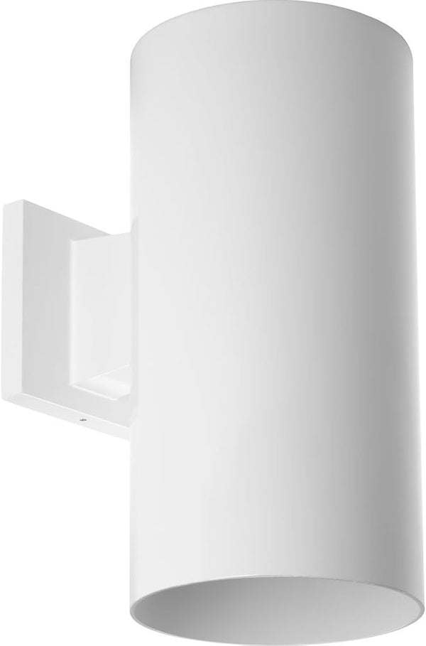 Progress Lighting 6-Inch Cylinder Outdoor Wall Sconce, 1-Light Modern Wall Mount Light, Interior and Exterior | Lumora
