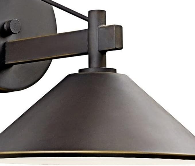 Kichler Ripley 9" 1 Light Outdoor Wall Light in Olde Bronze® | Lumora