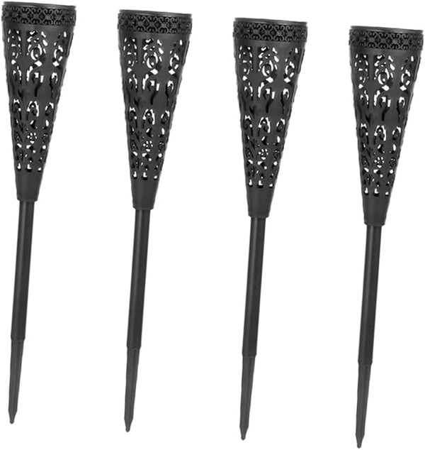 4pcs Solar Pathway Lights Outdoor Waterproof LED Solar Garden Lights Warm White Lawn Yard Patio Landscape Lighting | Lumora