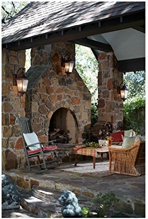 Craftmade Z1374-AG Argent II Outdoor Large Wall Mount, 3-Light 180 Watts (10"W x 26"H), Aged Bronze