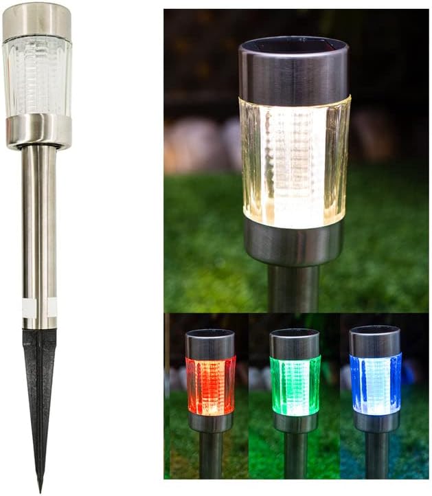 Column Pathway Solar Lights Set of 4