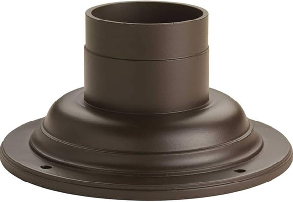 Progress P8726-20 Accessory - 7 Pedestal Mount Adapter, Antique Bronze Finish - Outdoor Lighting Accessory | Lumora