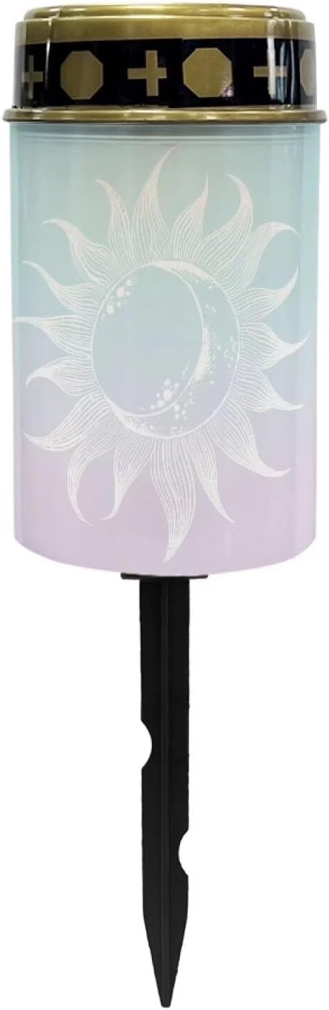 White Sun Cemetery Solar Lights for Grave Waterproof and Weather Resistant Solar Lights Outdoor Pathway Flameless | Lumora
