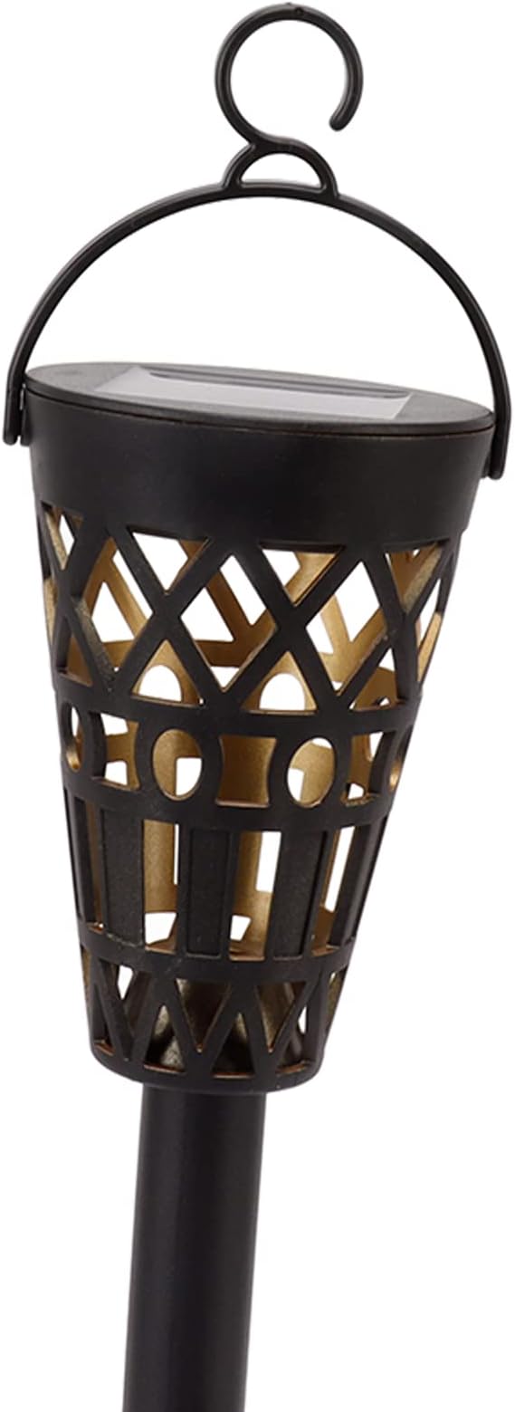 Outdoor Solar Lights, Decorative LED Solar Path Yard Lights, Geometric Figure Lights Walkway, Walkway, Driveway