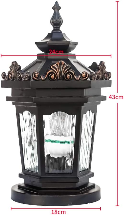 Lights Outdoor Edison Vintage Outdoor Waterproof Pillar Post Lights Garden Courtyard Streetlights Lanterns E27 | Lumora