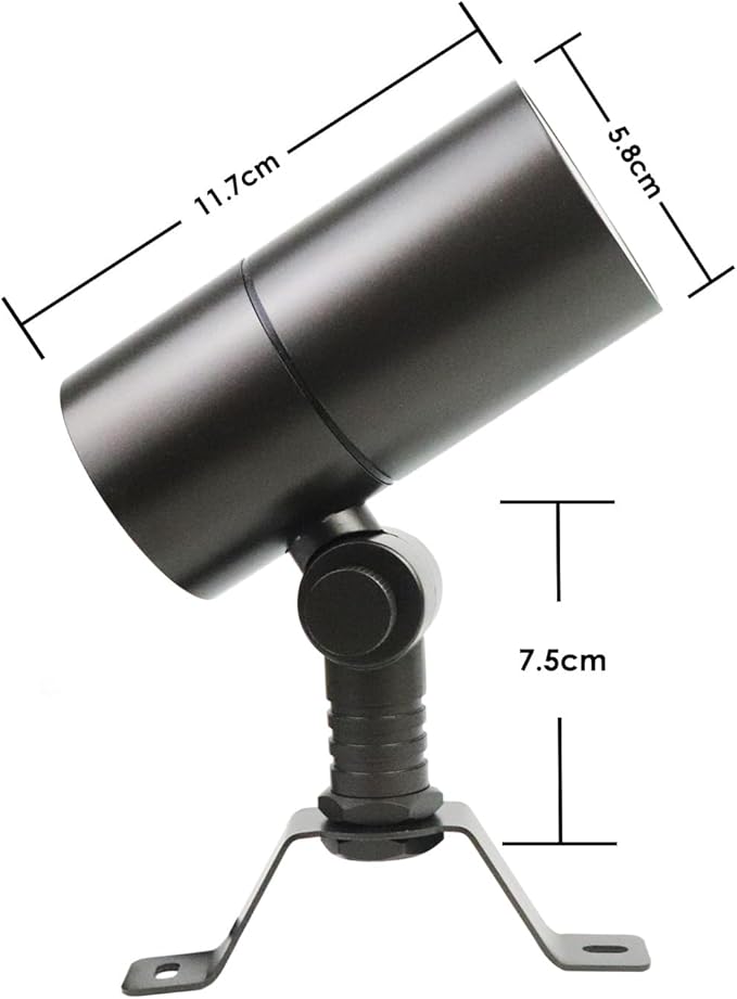 Cheopha 12V Outdoor Low Voltage Landscape Down Light, Replaceable 5W MR16 LED Bulb (2700K Warm White), IP65 | Lumora