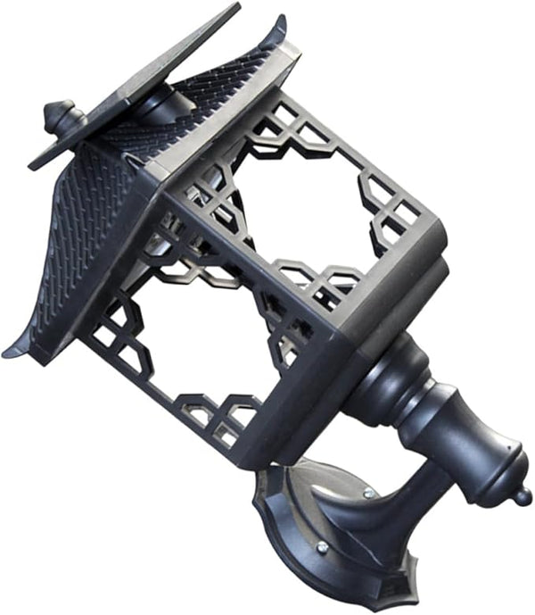 Solar LED Outdoor Wall Lantern Waterproof Matte Black Porch Light Yard Wall Sconce for Garden Garage Doorway | Lumora