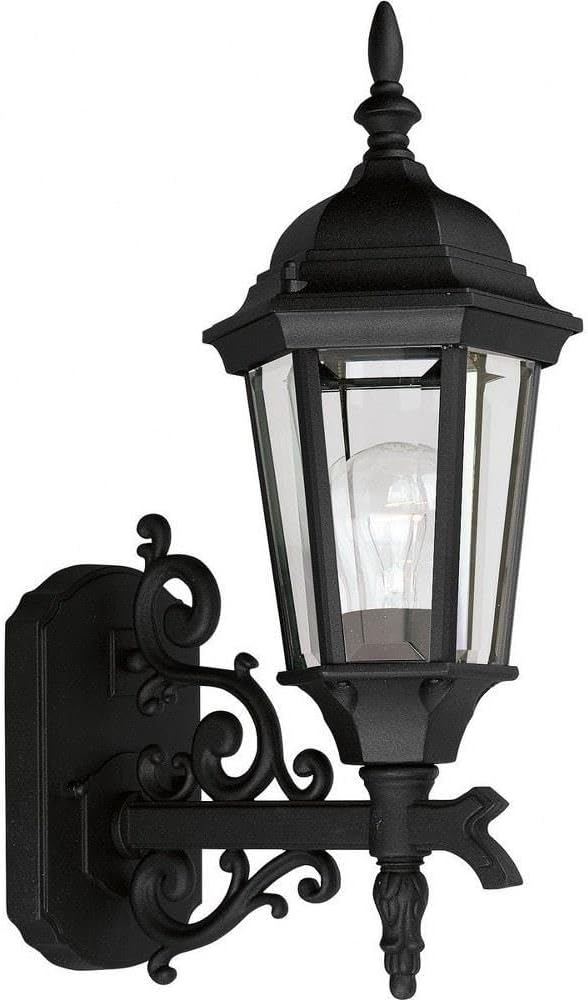 Progress Lighting Welbourne Collection 1-Light Clear Beveled Glass Traditional Outdoor Small Wall Lantern Light | Lumora