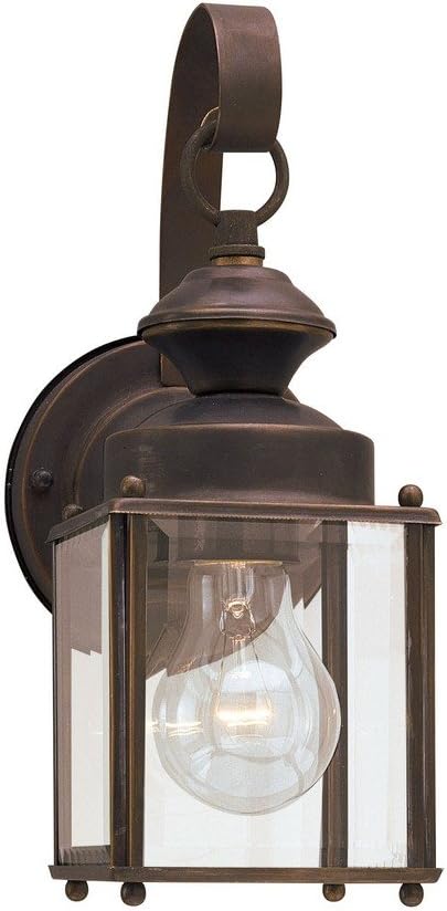 Sea Gull Lighting Generation 8456-71 Traditional One Light Outdoor Wall Lantern from Seagull-Jamestowne Collection | Lumora