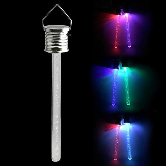 Uonlytech Outdoor Decor Solar Hanging Light Color Change Solar Acrylic Bubble Light for Garden Patio Backyard Pathway (2Pcs) Outdoor