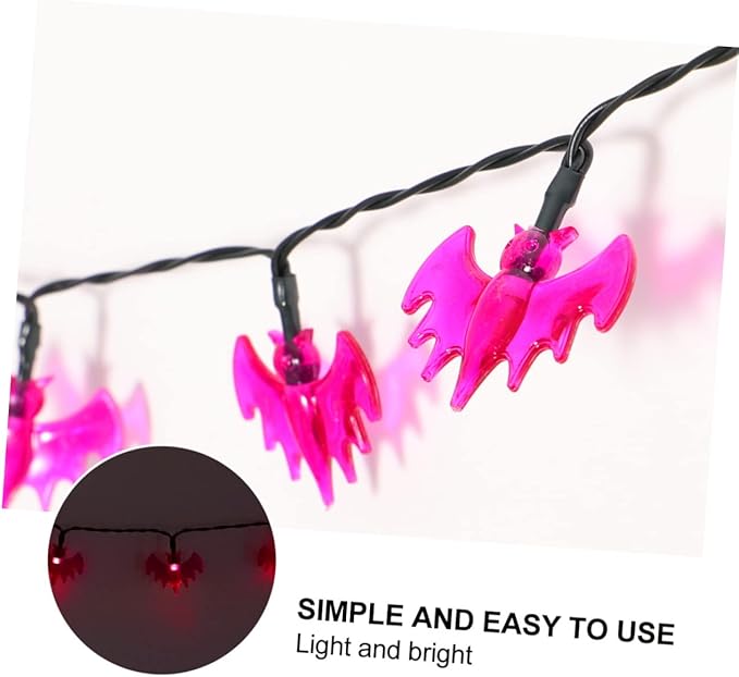 Amosfun 5m Solar String Lights for Halloween Decorative Lamps Warm Glow for Indoor and Outdoor Party Decorations