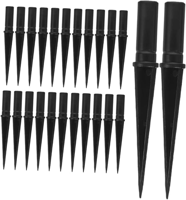 24pcs Metal Replacement Stakes for Solar Lights Garden Pathway Spike Replacements Easy to Install Weather-Resistant | Lumora