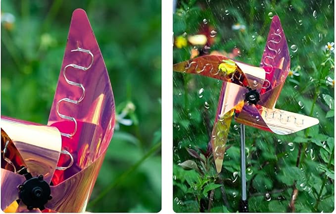 Ulalaza Solar Garden Lights Outdoor Color Changing Decorative Ball Solar Lights for Patio/Lawn/Yard/Path/Christmas